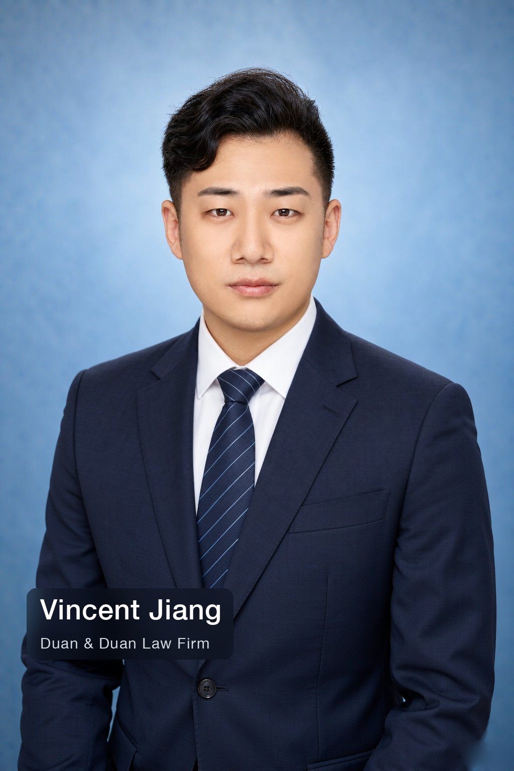 姜峥 Vincent Jiang 个人形象照